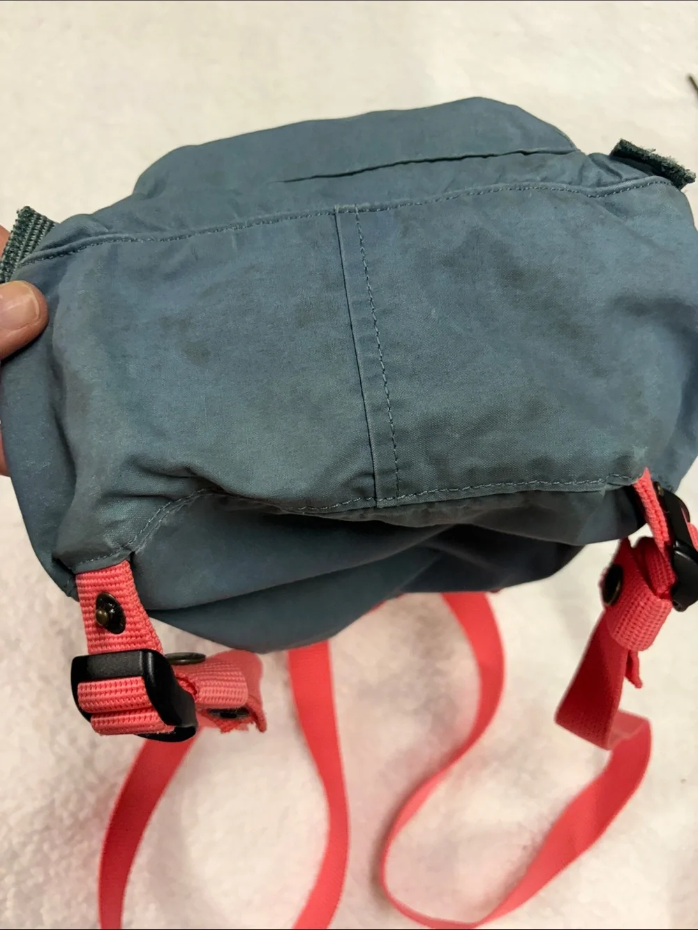 Kanken Mini Backpack Frost Green Peachy Pink Fjallraven 23561 RN 132540